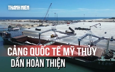 [Flycam] Cảng quốc tế Mỹ Thủy đón hơn 150.000 tấn hàng sau 2 tháng vận hành