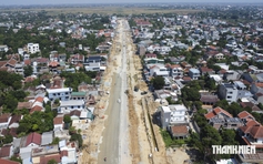 Đoạn đường hơn 1 km ở Huế chậm tiến độ: Xử phạt 2 nhà thầu