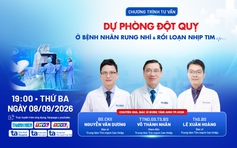 Chủ động dự phòng đột quỵ bằng kỹ thuật hiện đại ở bệnh nhân rung nhĩ