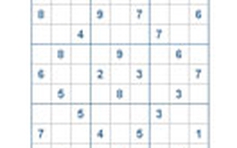 Mời các bạn thử sức với ô số Sudoku 2183 mức độ Khó