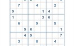Mời các bạn thử sức với ô số Sudoku 2631 mức độ Khó