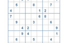 Mời các bạn thử sức với ô số Sudoku 2698 mức độ Khó