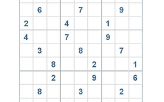 Mời các bạn thử sức với ô số Sudoku 2890 mức độ Khó