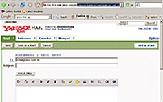 Tạo bookmark gởi thư chỉ định trong Yahoo Mail