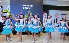 Thùy Lâm, Ngọc Thảo rạng rỡ tham dự tiệc cảm ơn tại Samsung House