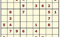 Mời các bạn thử sức với ô số Sudoku 1372 mức độ Khó