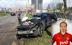 Ngôi sao bóng đá thoát chết thần kỳ khi đâm nát Nissan GT-R