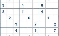 Mời các bạn thử sức với ô số Sudoku 3834 mức độ Khó