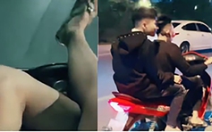 Xử lý thiếu niên lái xe máy bằng chân, đăng video lên Facebook