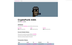 Một NFT CryptoPunk vừa được bán với giá 2.500 ETH