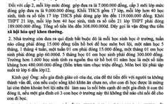 Cà Mau: Phụ huynh tố trường vận động thu tiền xã hội hóa quỹ khen thưởng