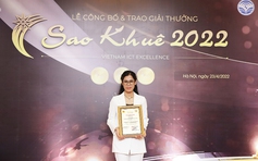 Ví VNPAY được vinh danh tại Giải thưởng Sao Khuê 2022