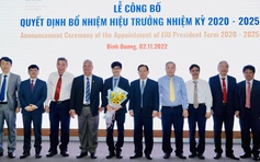 Trường ĐH Quốc tế Miền Đông bổ nhiệm hiệu trưởng nhiệm kỳ 2020 - 2025