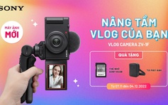 Sony mở ra mắt máy quay ZV-1F thêm sức mạnh cho người sáng tạo nội dung