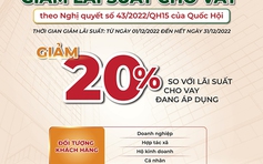 Agribank giảm tiếp 20% so với lãi suất cho vay để hỗ trợ khách hàng