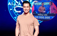 Diễn viên Việt Anh xuất sắc 'ẵm' 60 triệu đồng ở 'Ai là triệu phú'