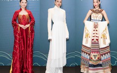 Tiểu Vy, Mai Phương, Thùy Tiên khoe sắc trên thảm đỏ 'Miss Grand Vietnam'