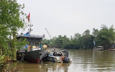 Lật ca nô tuần tra trên sông Hậu, một đại úy CSGT mất tích