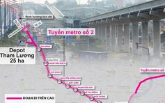 Tuyến metro số 2 dự kiến khởi công giữa năm 2022