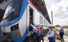 Chạy thử tàu metro số 1 TP.HCM