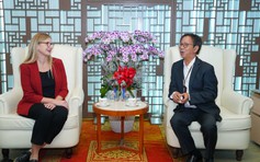 Đại sứ Thụy Điển Ann Mawe thăm báo Thanh Niên
