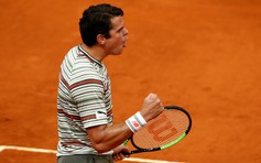 Raonic bất ngờ đánh bại Dimitrov ở vòng 2 giải Mardid Open