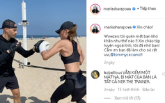 ‘Nữ hoàng quần vợt’ Maria Sharapova bất ngờ khoe kỹ năng boxing trên bãi biển