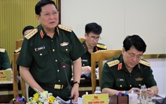 Đại tướng Ngô Xuân Lịch chủ trì Hội nghị chuẩn bị Đại hội Đảng bộ QK 7