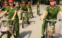 Cảnh sát khu vực TP.HCM được trang bị xe đạp