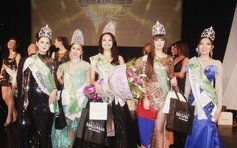 Bà xã diễn viên Thành Được đoạt giải Á hậu 1 Mrs. Planet 2017