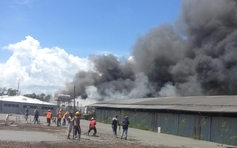 Cháy lớn ở công ty sản xuất gỗ trong KCX Linh Trung 2