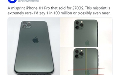 iPhone 11 Pro lỗi logo có giá 2.700 USD