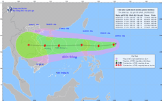 Bão Noru mạnh lên 3 cấp, gió giật cấp 14 đang đi vào Biển Đông