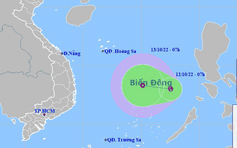Vùng áp thấp trên Biển Đông sẽ mạnh lên thành áp thấp nhiệt đới