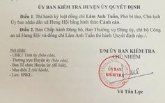 Bạc Liêu: Cảnh cáo Chủ tịch xã do thanh, quyết toán khống 2 công trình giao thông