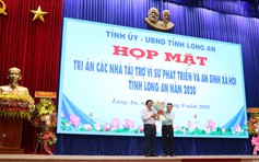 Nguyên Chủ tịch nước Trương Tấn Sang vận động hơn 600 tỉ đồng cho Long An