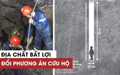 Sáng 2.1, thay đổi phương án cứu bé trai rơi trong móng cọc ở Đồng Tháp