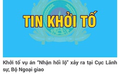 Bắt cục trưởng Cục lãnh sự Bộ Ngoại giao về tội nhận hối lộ