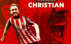 Christian Eriksen bất ngờ trở lại thi đấu chuyên nghiệp