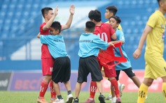 VCK Giải U.15: Becamex Bình Dương và Sông Lam Nghệ An lọt vào bán kết