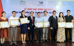 Novaland trao tặng 31 học bổng cho học viên, nghiên cứu sinh ĐHQG TP.HCM