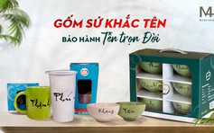 Chén khắc tên bảo hành tên trọn đời ra mắt quy mô lớn tại Việt Nam