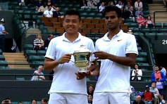 Lý Hoàng Nam vô địch đôi nam trẻ Wimbledon 2015