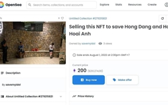 NFT chụp hai người nghi là nghệ sĩ Việt rao bán 200.000 USD