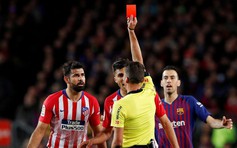 Xúc phạm trọng tài, Diego Costa của Atletico Madrid bị cấm 8 trận