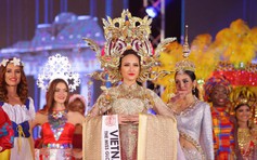 Khánh Ngân đăng quang Miss Globe 2017