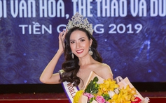 Phan Thị Mơ đội vương miện dự khai mạc lễ hội Tiền Giang 2019