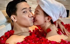 Trấn Thành gây tranh cãi khi tung ảnh khóa môi Hari Won trong bồn tắm