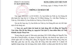 An Giang: Tụ tập ăn nhậu mùa dịch, phó chủ tịch và trưởng ban dân vận H.Tịnh Biên bị kỷ luật