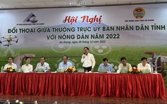 Chủ tịch tỉnh An Giang đối thoại để gỡ khó cho nông dân